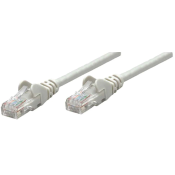 Intellinet Cat6, CCA, U/UTP, PVC, RJ45,0.25m, sivi, 739900