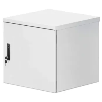 Intellinet Industrial IP55 19" Wall Mount Cabinet with Integrated Fans, 12U, MNI-716109