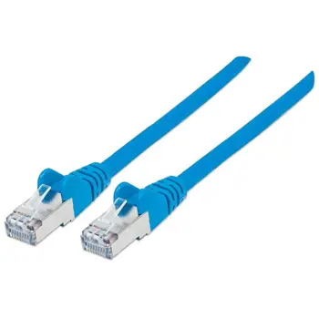 Intellinet prespojni kabl,Cat6 certified,U/UTP,1.5m,plavi, 738743