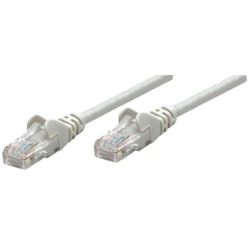 Intellinet UTP Cat6,CCA,U/UTP, PVC, RJ45, 10m,sivi, 336734