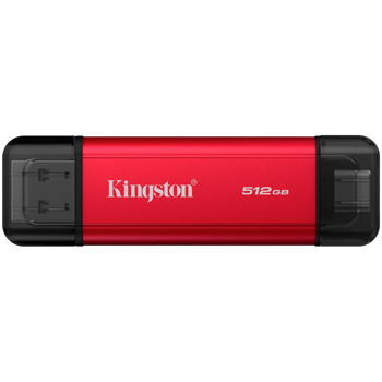 Kingston 512GB Dual USB-A/C Portable SSD, Up to 1050MB/s USB 3.2 Gen 2, SPSD/512GB