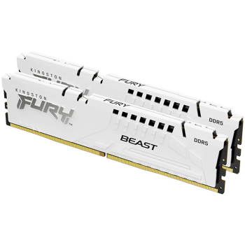 Kingston 64GB 6000MT/s DDR5 CL30 DIMM (Kit of 2) FURY Beast White EXPO, EAN: 740617343250
