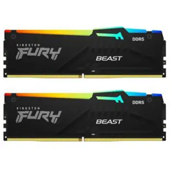 Kingston DDR5 16GB 5600 MHz,(2x8GB) FURY Beast RGB, KF556C36BBEAK2-16