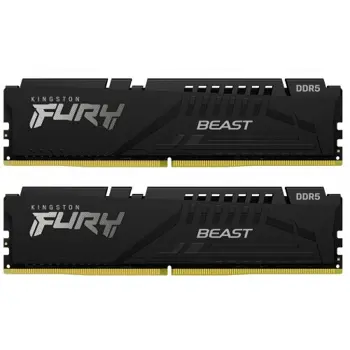 Kingston DDR5 64GB 6400 MHz, 2x32G FURY Black EXPO, KF564C32BBEK2-64
