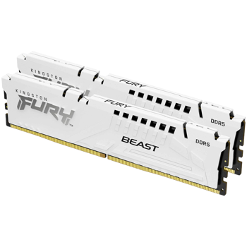 Kingston DRAM 32GB 5600MT/s DDR5 CL40 DIMM (Kit of 2) FURY Beast White XMP EAN: 740617333985