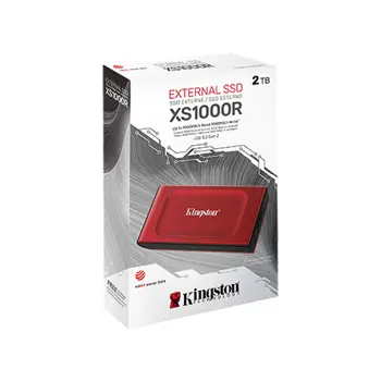 KINGSTON XS1000 eksterni SSD disk 2TB, USB 3.2 Gen 2 Type-C, USB-C to USB-A cable, crni, SXS1000/2000G, 75854