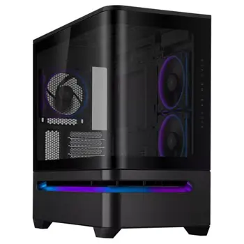 KUĆIŠTE ASUS PRIME AP202 TG ARGB BLACK, 90DC00P0-B19000