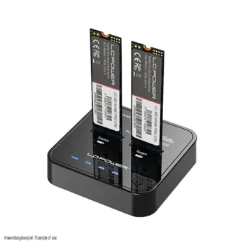 LC-Power dock 2x m.2 NvME v2, LC-DOCK-M2-NVME-V2