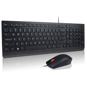 Lenovo Essential Wired Combo Keyboard and Mouse, 4X31R64440