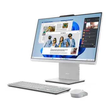 Lenovo IdeaCentre AIO 27ARR9 27" FHD, AMD Ryzen 7 7735HS, 32GB DDR5, 1TB SSD, Radeon, WiFi/BT, tipk/miš, Win 11 Pro, Cloud Grey, 78651