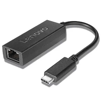 Lenovo USB-C to Ethernet Adapter, 4X90S91831, 4X90S91831