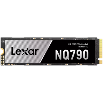 LEXAR 512GB High Speed PCIe Gen 4X4 M.2 NVMe, up to 6400 MB/s read and 2900 MB/s write, LNQ790X512G-RNNNG
