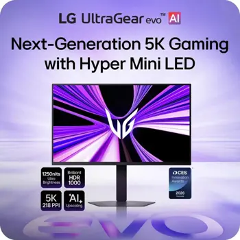 LG 27GM950 27" 5K Mini LED, 330Hz/165Hz,HDMI,USB-C, 27GM950B-B.AEU