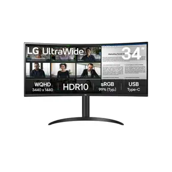Monitor LG 34", 34WR50QK, 2x HDMI, DP, 100Hz, HDR10, WQHD