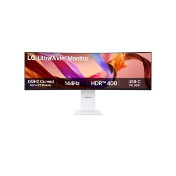 LG 49U950A, 49, DQHD IPS, 144 Hz, HAS, USB -C, 49U950A-W.AEU