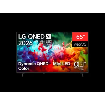 LG 65" (165cm) 65QNED72B3B 4K UHD, Smart QNED, MiniLED, webOS 26, 78926