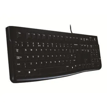 LOGI K120 Corded Keyboard black OEMESP, 920-002518