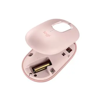 LOGI POP Mouse with emoji - ROSE, 910-007413