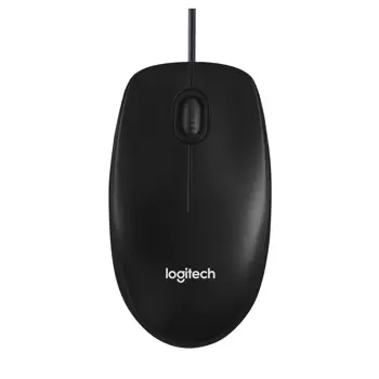 Logitech B100 žičani optički miš, crna, 910-003357