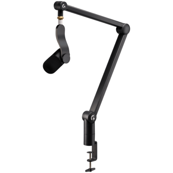 LOGITECH G Yeticaster GX Dynamic RGB Gaming Mic with LIGHTSYNC and Premium Desktop Microphone Boom Arm - BLACK - USB - N/A - WWi-9006 - EMEA, 988-000586