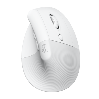 Logitech Lift za Mac, ergonomski miš, bijeli, 910-006477