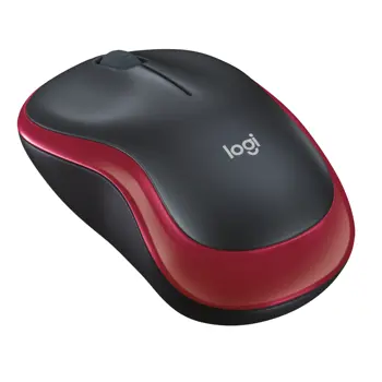 Logitech M185 bežični optički miš, crvena, 910-002237