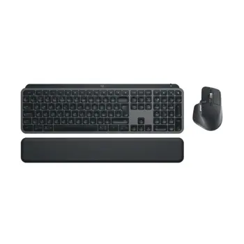 Logitech MX Keys S Combo, bežična tipkovnica+miš, graphite, 77558