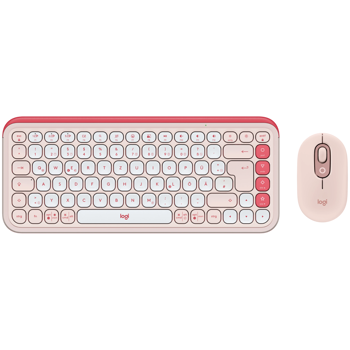 LOGITECH POP ICON COMBO - ROSE - US INTL - BT  - INTNL-973, 920-013142