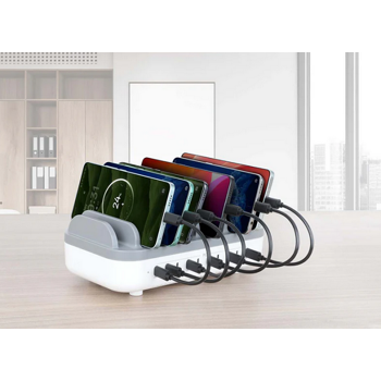 Manhattan 10-Port USB-C Power Charging Station, 102766