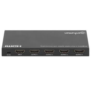Manhattan HDMI splitter 4K@60Hz 4-Port, 208369