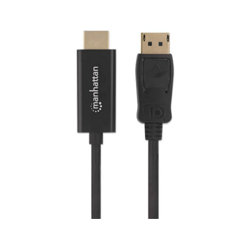 Manhattan kabel DisplayPort M to HDMI M, 1m, crni, 152662