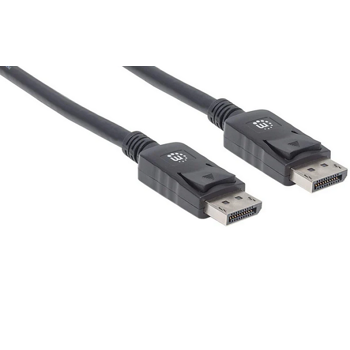 Manhattan kabel DP-DP M/M, 4K@60Hz, 2m, crni, 307116