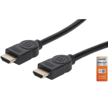 Manhattan kabel HDMI M/M, 4K@60Hz,UHD,Eth, 5m,crni, 355360