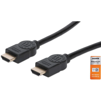Manhattan kabel HDMI M/M,4K@60Hz,UHD,Eth,1.8m,crni, 355346