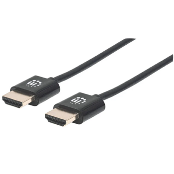 Manhattan kabel slim HDMI M/M, 4K@60Hz,eth,3m,crni, 394376