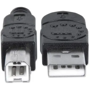 Manhattan kabel USB-A/USB-B M/M,za printer,5m,crni, 337779