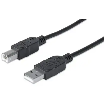 Manhattan kabel za printer, USB2.0 AM/BM,1.8m,crni, 333368