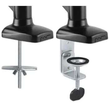 Manhattan nosač stolni monitor17"-32",2x9kg,crni, 462501