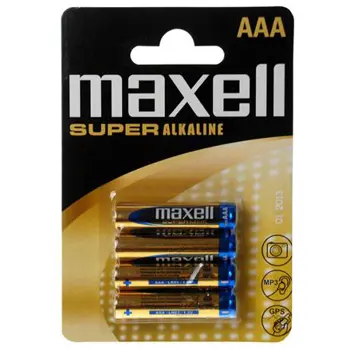 Maxell super alkalne baterije LR-3/AAA, 4 komada, 790336.04.EU