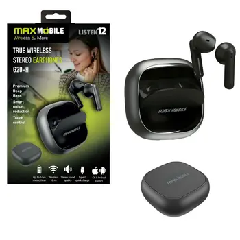 MAXMOBILE SLUŠALICE BLUETOOTH TWS G20-H BL