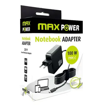 MAXPOWER LAPTOP UNIVERZALNI KUĆNI PUNJAČ 100W, Type-C 1.8metar