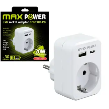 maxpower-utikac-s-usb-atype-c-punjacem-gzb03uc-pd20wbijeli-12602-drd-0115010008.webp