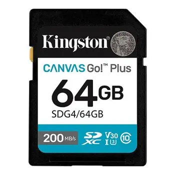 MEM SD 64GB Canvas Go! Plus Kingston SDG4/64GB, SDG4/64GB