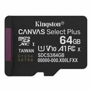 MEM SD MICRO 64GB Kingston Canvas Select Plus SDCS3/64GBSP, SDCS3/64GBSP