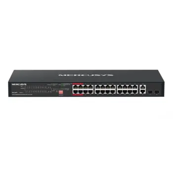 Mercusys 28-Port Gigabit Rackmount Switch with 24-Port PoE, MRC-MS128GP