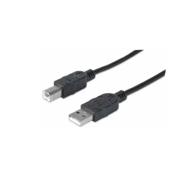 MH USB kabel 2.0 A-muški na B-muški 3m crni; za periferiju, 333382