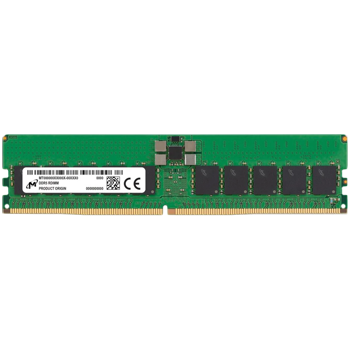 MICRON 64GB DDR5-6400 RDIMM 2Rx4 PC5-51200 CL52 1.1V/(12V ext.) ECC (Single), MTC40F2046S1RC64BD2R