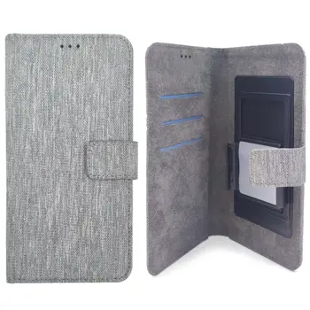 MM BOOK TORBICA UNIVERZALNA TEXTIL GRAY SLIDE vel. do 6.7"