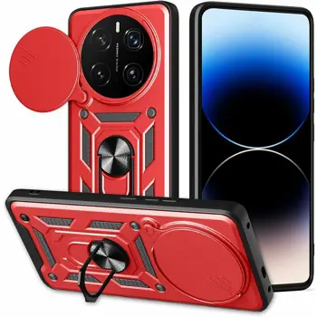 MM TPU HONOR MAGIC 8 LITE ANTI-SHOCK WITH RING crvena