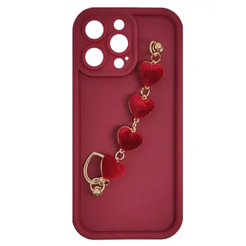 MM TPU IPHONE 15 PRO - SILICONE CANDY WRIST STRAP R Heart